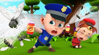 Mosquito, Go away! - Police Officer Song + Old Macdonald Had a Farm and More | Rosoo Kids Song