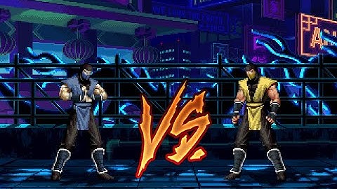 [KOF Mugen]AI Match #7▶️ Sub-zero Vs Scorpion