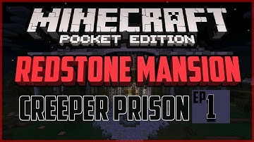 REDSTONE MANSION!! ADVENTURE PLAYTHROUGH - Minecraft Pocket Edition 0.13.0