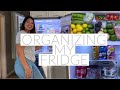 Organizing my fridge  it was very dirty and disorganized  vanessa munoz