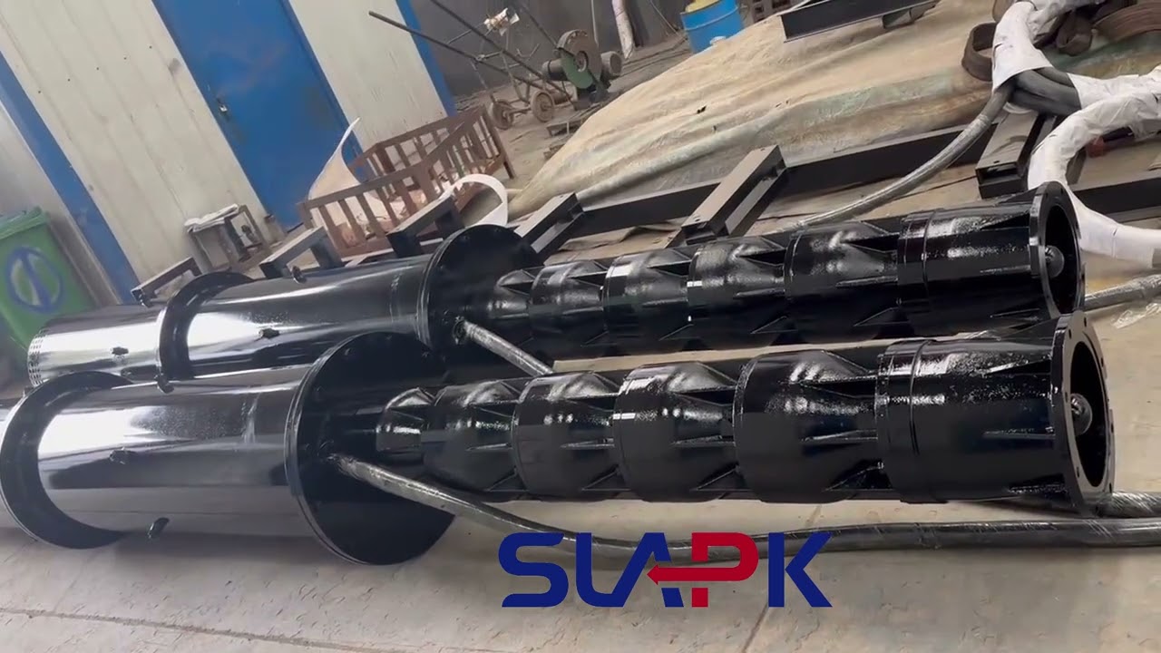 Submersible Water Pump With Cooling Jacket  