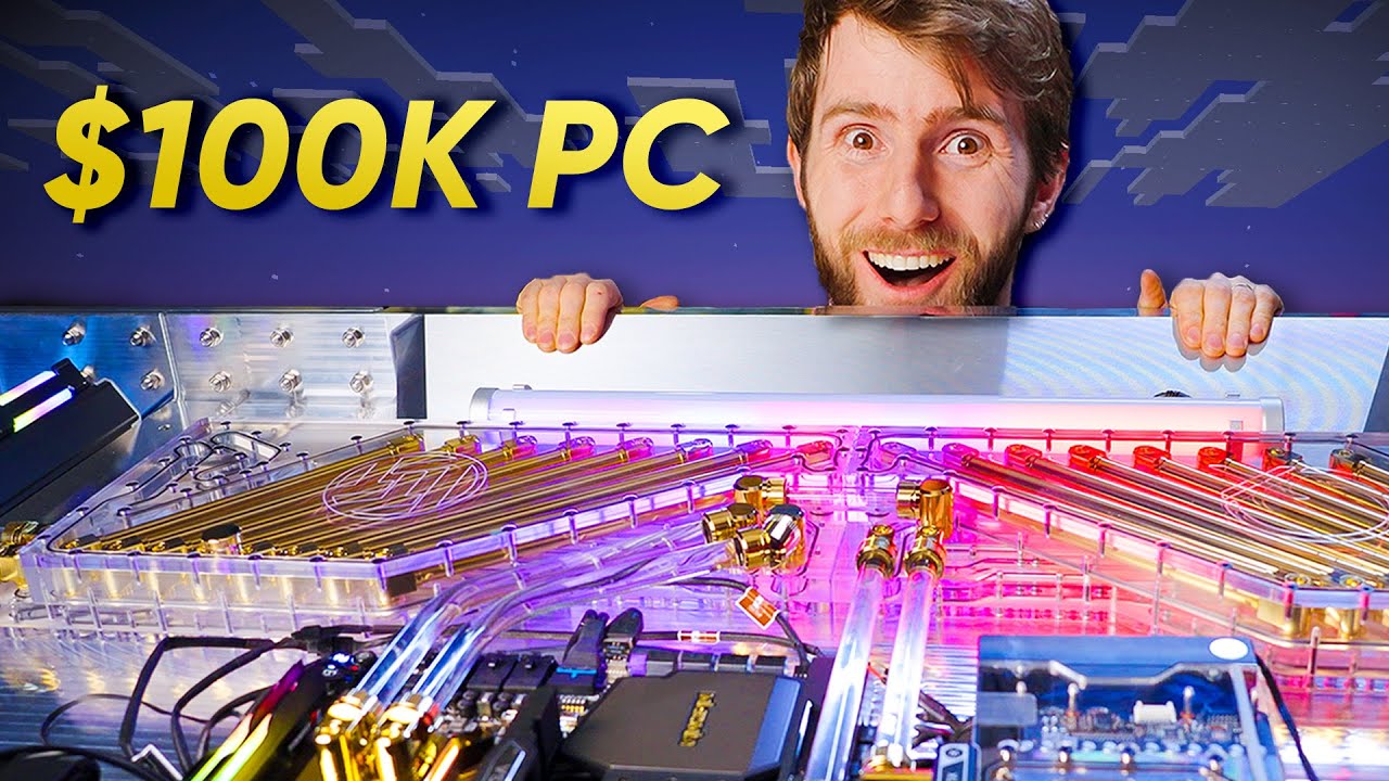 ⁣Building a $100,000 PC for Minecraft