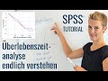 Kaplan-Meier-Kurve und Lograng-Test mit SPSS für die statistische Analyse von Überlebensdaten