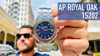 My New AP Royal Oak 15202 - Blue Dial 39mm Jumbo Audemars!!