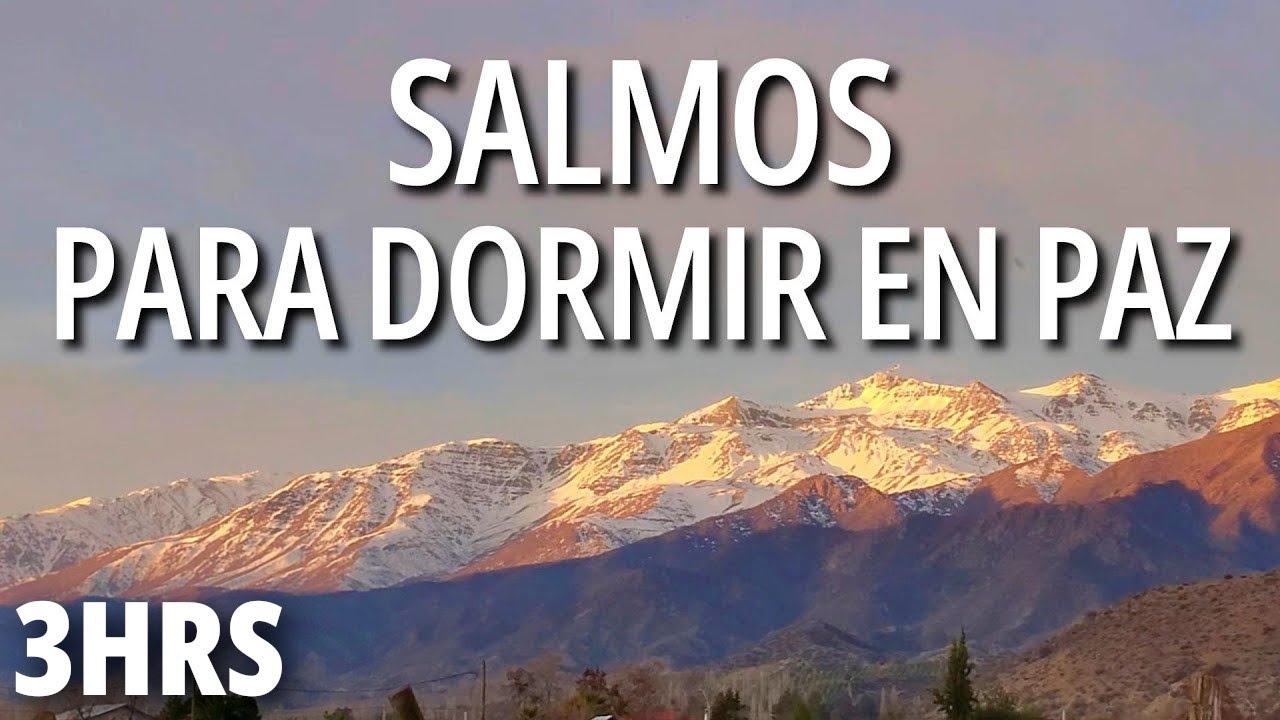 Salmos para dormir en paz | Palabra de Dios | Música relajante | 3HRS