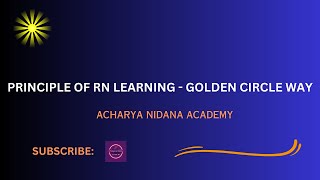 Principle of RN learning - Golden circle way