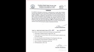 CRSU B.ED exam  cancelled and  postponed 😞  due to social disturbance  in FARIDABAD 2023