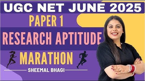 RESEARCH APTITUDE JAN 2025 PYQ | UGC NET JUNE 2025 Paper 1 | Sheemal Bhagi #ugcnet  #ntaugcnet #jrf