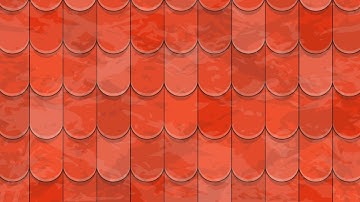 Roof tiles texture - Adobe Illustrator cs6 tutorial. How to create nice background vector design