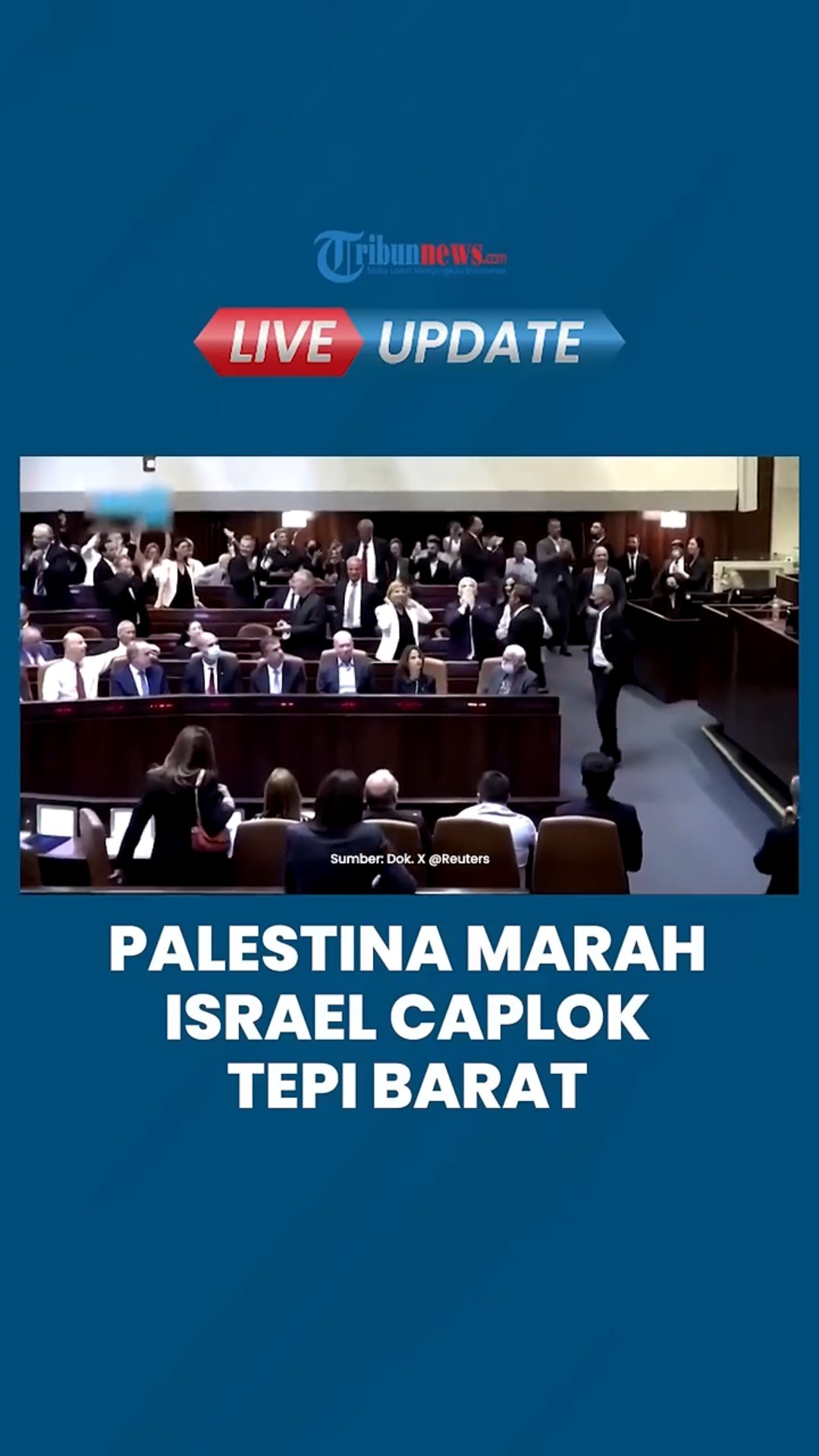 Marahnya Palestina, Israel Caplok Tepi Barat dan bakal Diubah Menjadi Yudea dan Samaria