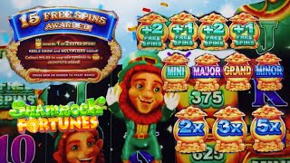 Big Jackpot Hand Pay Shamrock Fortunes Slot Machine screenshot 1
