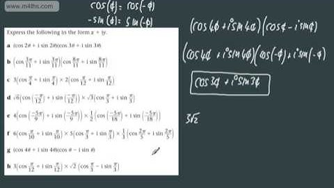 Further Pure 2 FP2 Complex Numbers 7 Multiplying and Dividing Complex Numbers