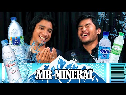 Minum 10 Air Mineral Dari Brand Berbeza