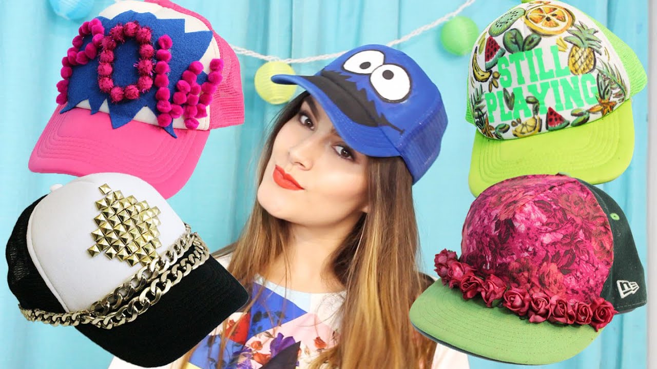 Aprende hermosas decoraciones de gorras/tutorial paso a paso