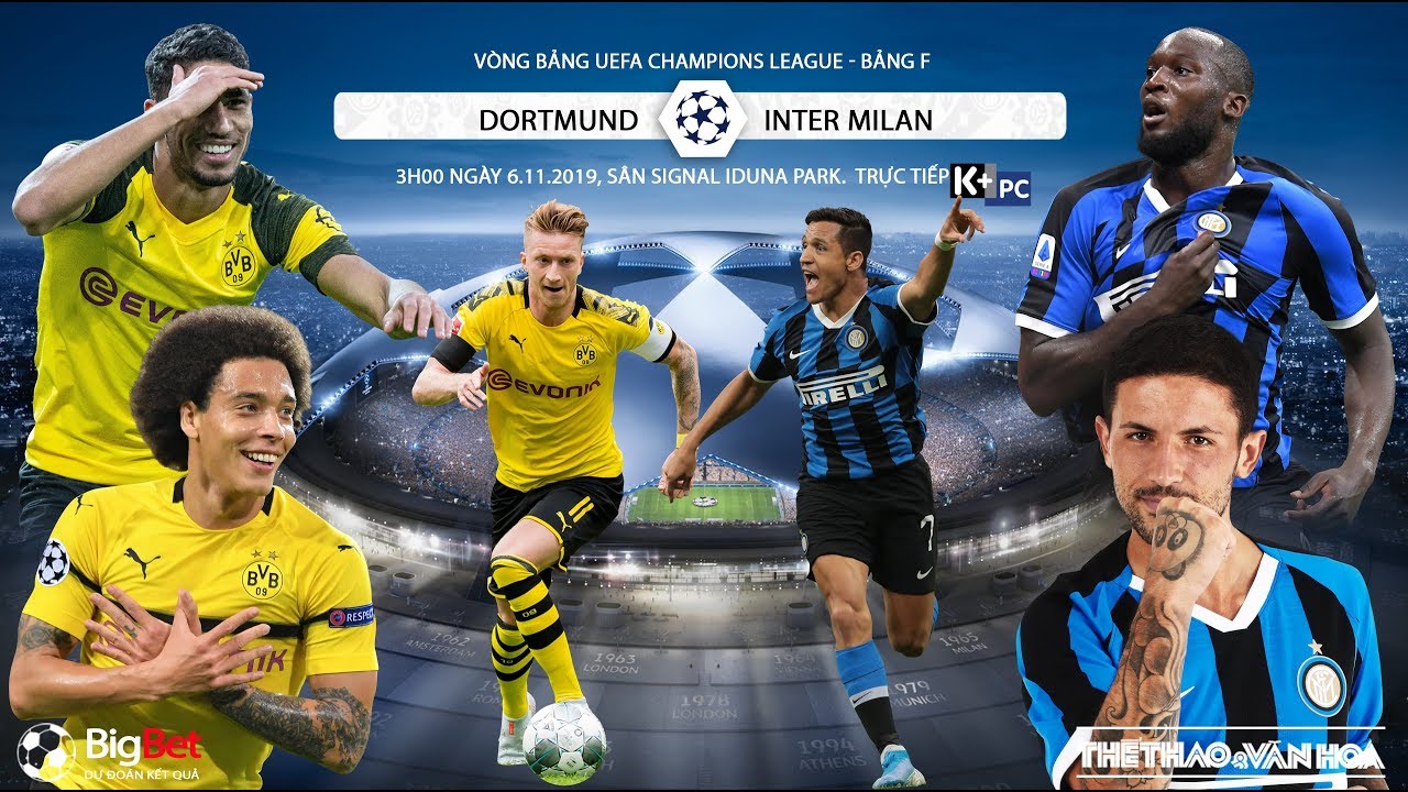 [TRỰC TIẾP] Dortmund vs Inter (3h00 ngày 6/11). Soi... - youtube