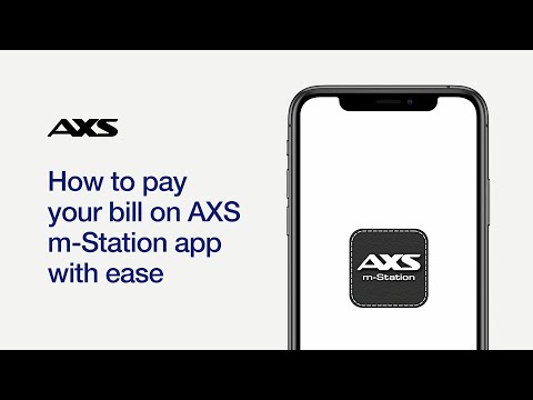 How to pay your bills on AXS m-Station?