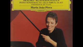 Mozart Piano Sonata No.11 In A Major K.331/Maria João Pires