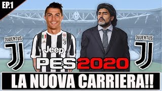 INIZIA LA NUOVA CARRIERA!! PES 2020 CAMPIONATO MASTER CON LA JUVENTUS DI MARADONA!! | EPISODIO 1