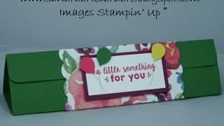 TREAT BOX TRIANGULAR - SandraR UK Stampin' Up! Demonstrator Independent