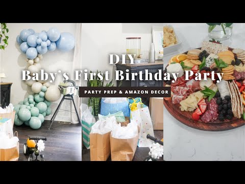 Baby's First Birthday Party Prep | Amazon Party Decor