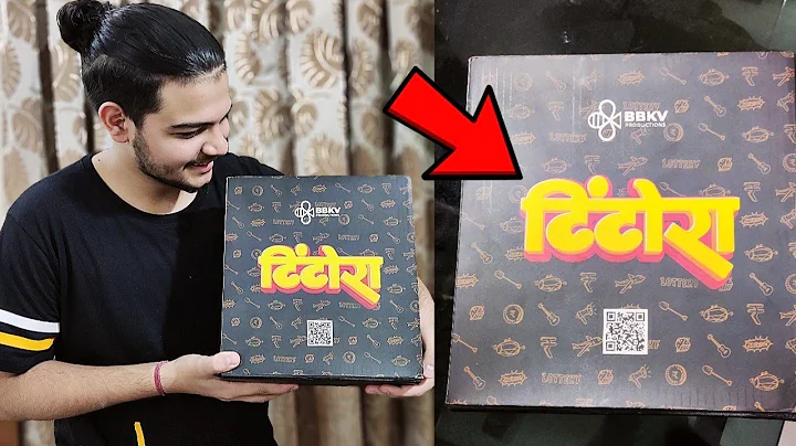 @BBKiVines Sent Me a SPECIAL GIFT 😍 | Bhuvan Bam Dhindora BOX Unboxing | BB Ki Vines #shorts Vlog