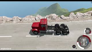 ขับรถบรรทุกกระโดดลงภูเขา - BeamNG.Drive screenshot 3
