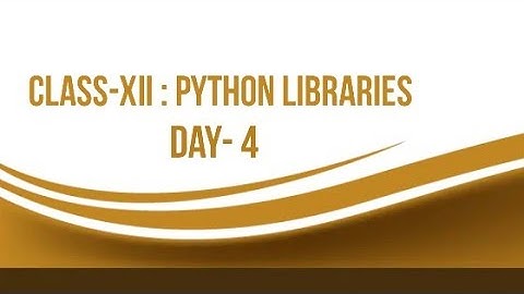 Class-12 | Python Library | Questions based on Random Module | Day-4