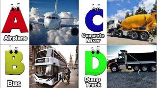 ABC Vehicle Sounds 571TH1 | Nursery Rhyme for Kids | Koko Study Class