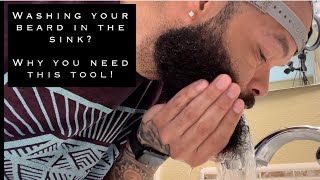 Washing Your Beard In The Sink?  Why You Need This Tool!