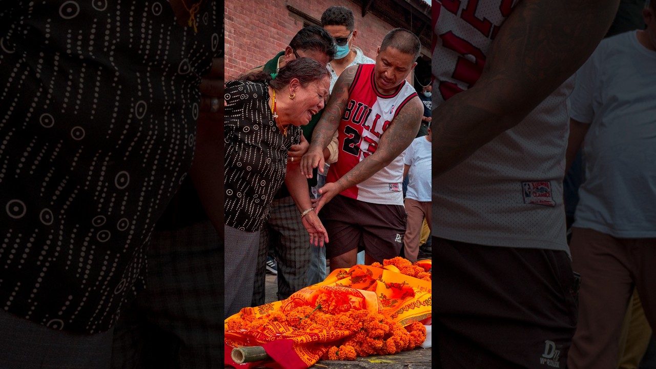Families of missing people in Nepal hold symbolic cremations