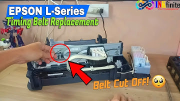 EPSON L120 L121 L210 L220 L360 L365 L380 Timing Belt Replacement Full Tutorial | INKfinite