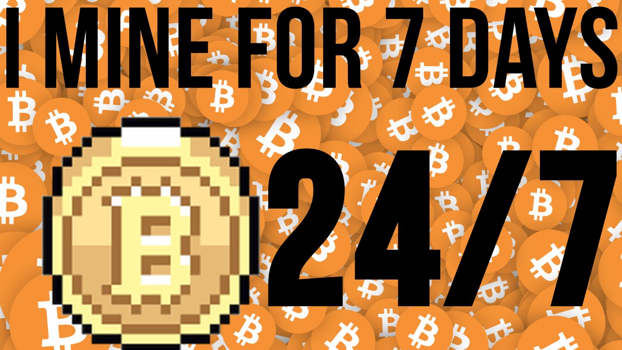 7 Day 24 Hr Bitcoin Mining Experiment See How Much Money I!    Made July 2017 - 