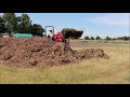 Using Yanmar YT235 Tractor To Build Compost