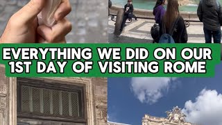 First Day of Rome Itinerary