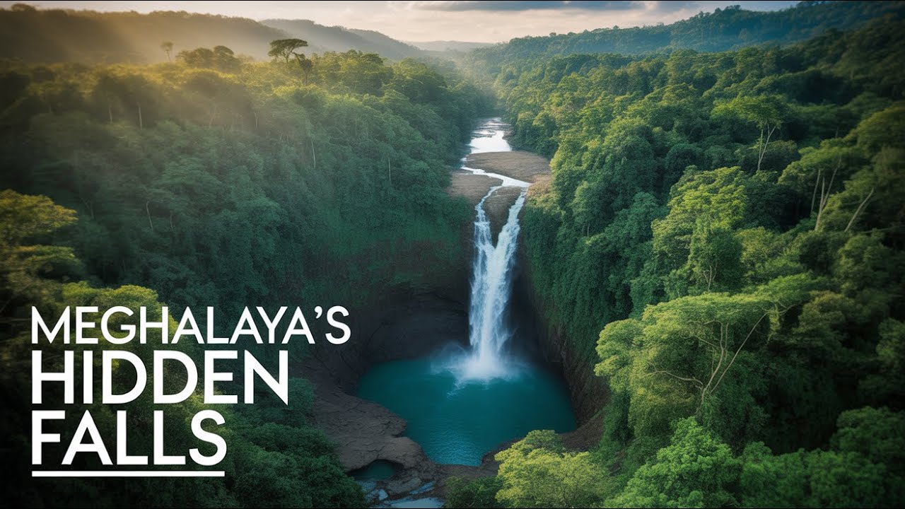 Meghalaya's Secret Falls Revealed | Stunning Drone Cinematography