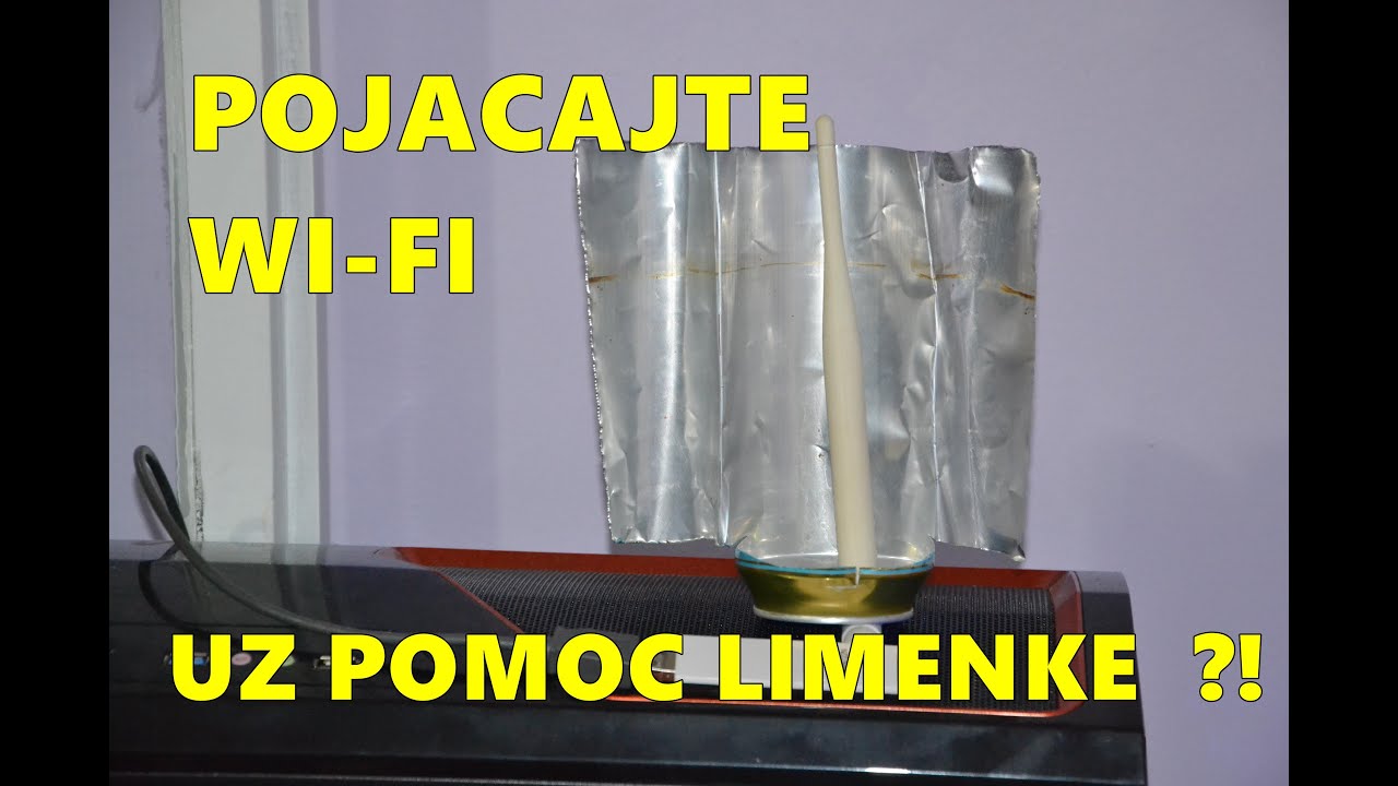 Pojacajte Wi-Fi uz pomoc limenke ?! - YouTube