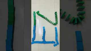Domino_effect_letter_EZ #dominotrick #epicdrop #slowmo