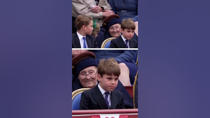 Prince Louis caught teasing Prince George