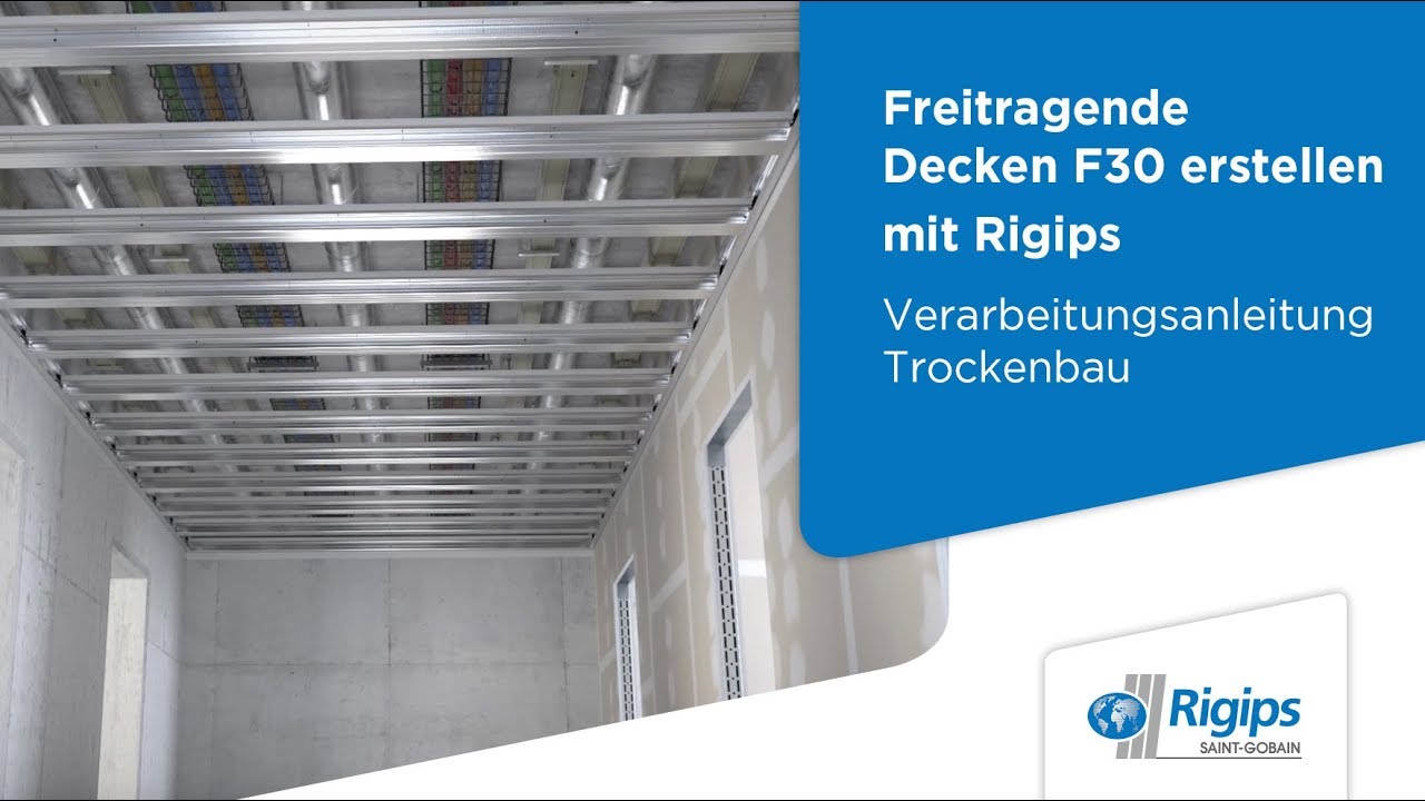 Grundlagen für die Erstellung freitragender Decken F 30 ...