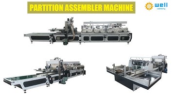 Automatic Partition Assembler Machine Wholesale #partitionassembler #machine #packaging