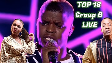 Idols SA Top 16 Group B performing LIVE,  what happened to Siya’s voice???