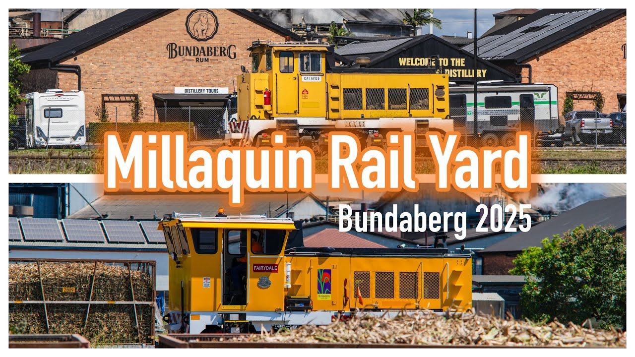 Millaquin Mill Rail Yards, Bundaberg, October 2025