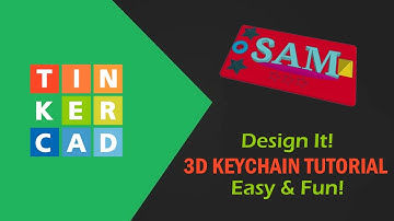 Tinkercad 3D Keychain Tutorial | Build Your Custom Keychain