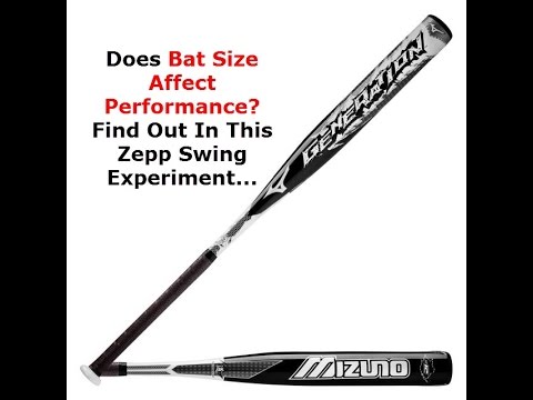 Baseball Swing Tips: Does Bat Size Affect Performance? [Zepp Experiment]