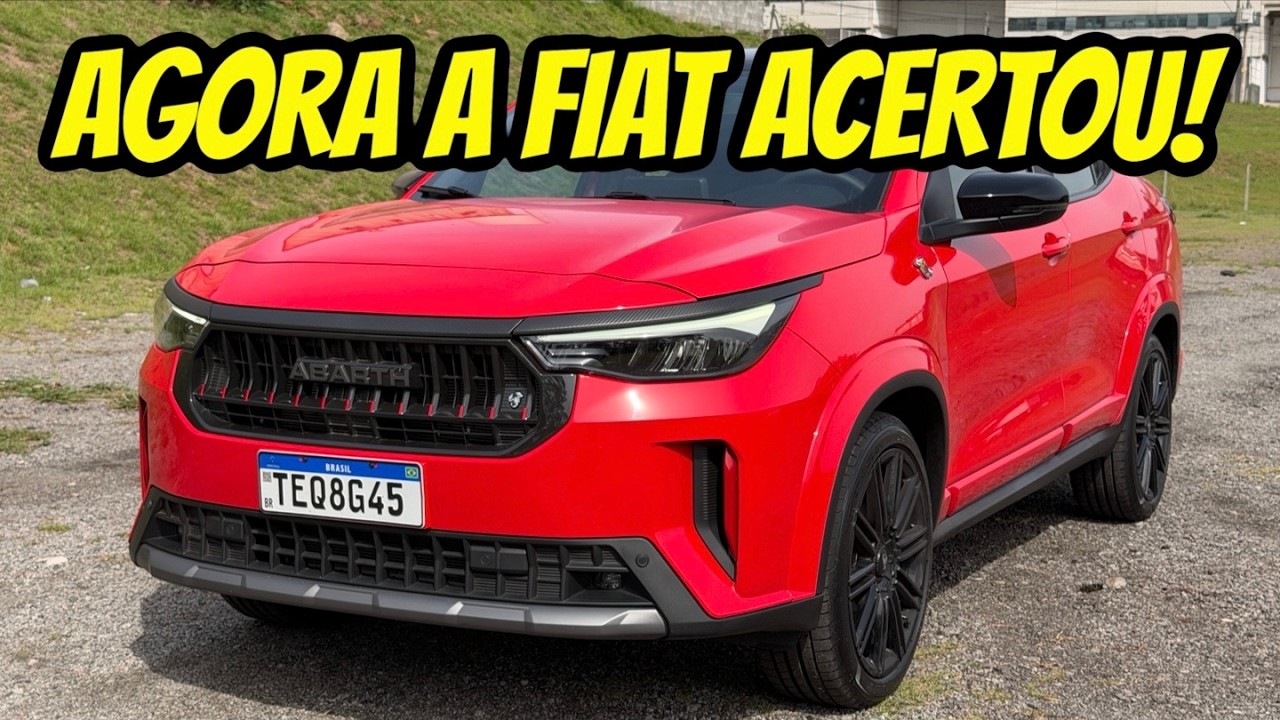 Fiat Fastback Abarth 2026 - TETO SOLAR e BARATO! AGORA A FIAT ACERTOU!
