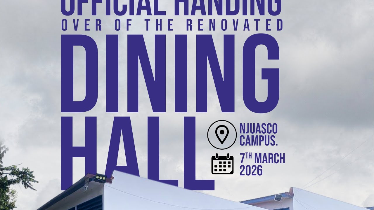 The dining hall renovation steadily taking shape for the 7th March target