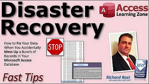 Microsoft Access Disaster Recovery: How to Fix Your Data When You Accidentally Mess Up Records