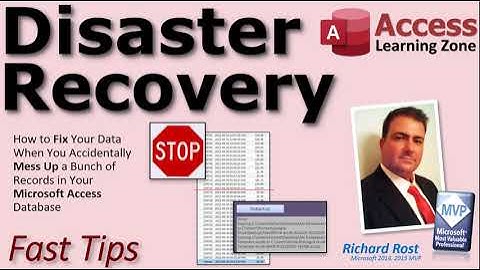 Microsoft Access Disaster Recovery: How to Fix Your Data When You Accidentally Mess Up Records