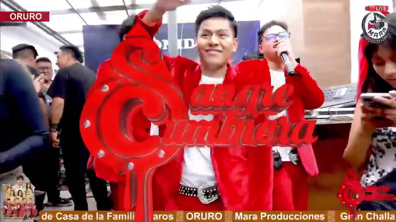 Sangre Cumbiera en vivo !!! Gran Challa de Casa Familia Claros