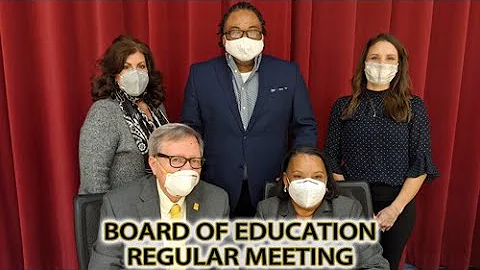 Board of Education Regular Meeting - January 25, 2...